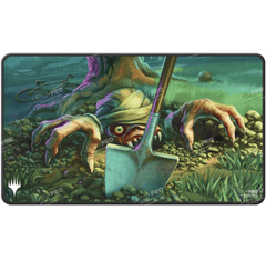 Ultra Pro - Duskmourn - Exhume Black Stitched Playmat